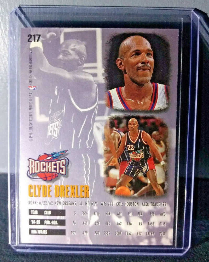 1995-96 Clyde Drexler #217 Basketball Card