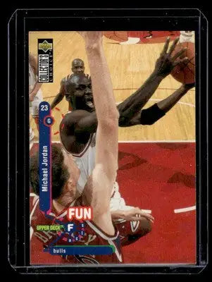 1995-96 Collector’s Choice #169 Michael Jordan Fun Facts Chicago Bulls - Basketball Card Single