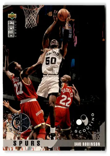 1995-96 Collector’s Choice Player’s Club #344 David Robinson NM Near Mi ID:82586 - Basketball Card Single