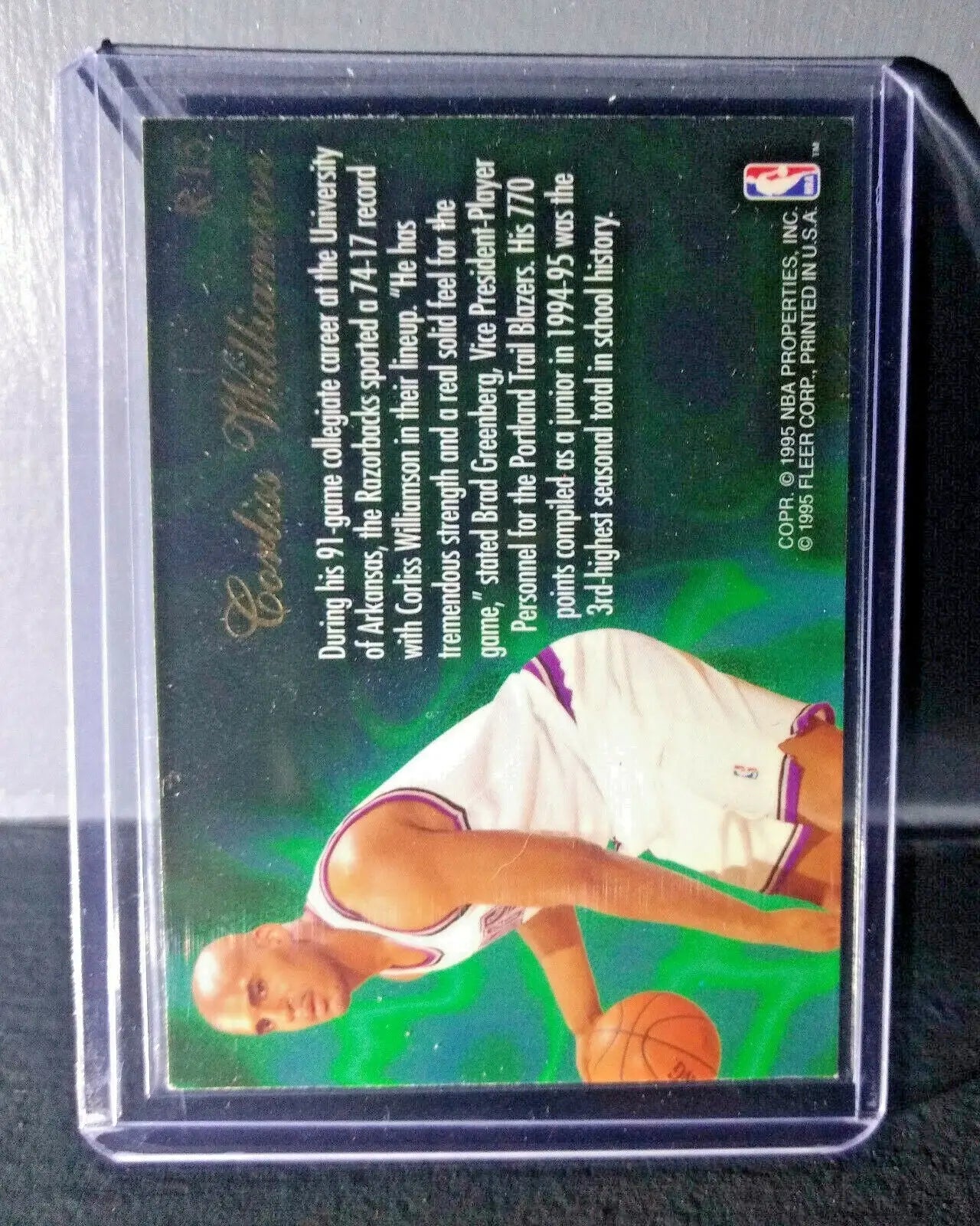 1995-96 Corliss Williamson Flair Class of ’95 #R-15 Basketball Card