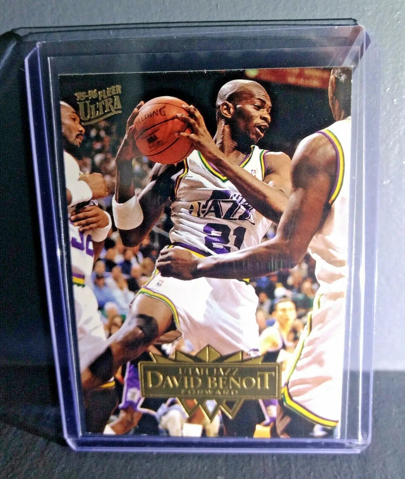 1995-96 David Benoit Fleer Ultra #182 Basketball Card - Basketball Card Single