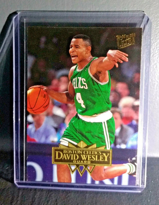 1995-96 David Wesley Fleer Ultra #15 Basketball Card - Basketball Card Single