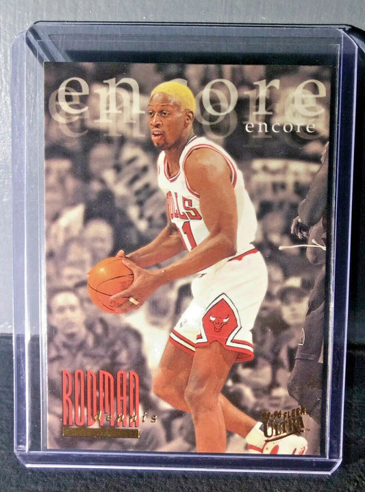 1995-96 Dennis Rodman Fleer Ultra #337 Encore Basketball Card Chicago Bulls - Basketball Card Single