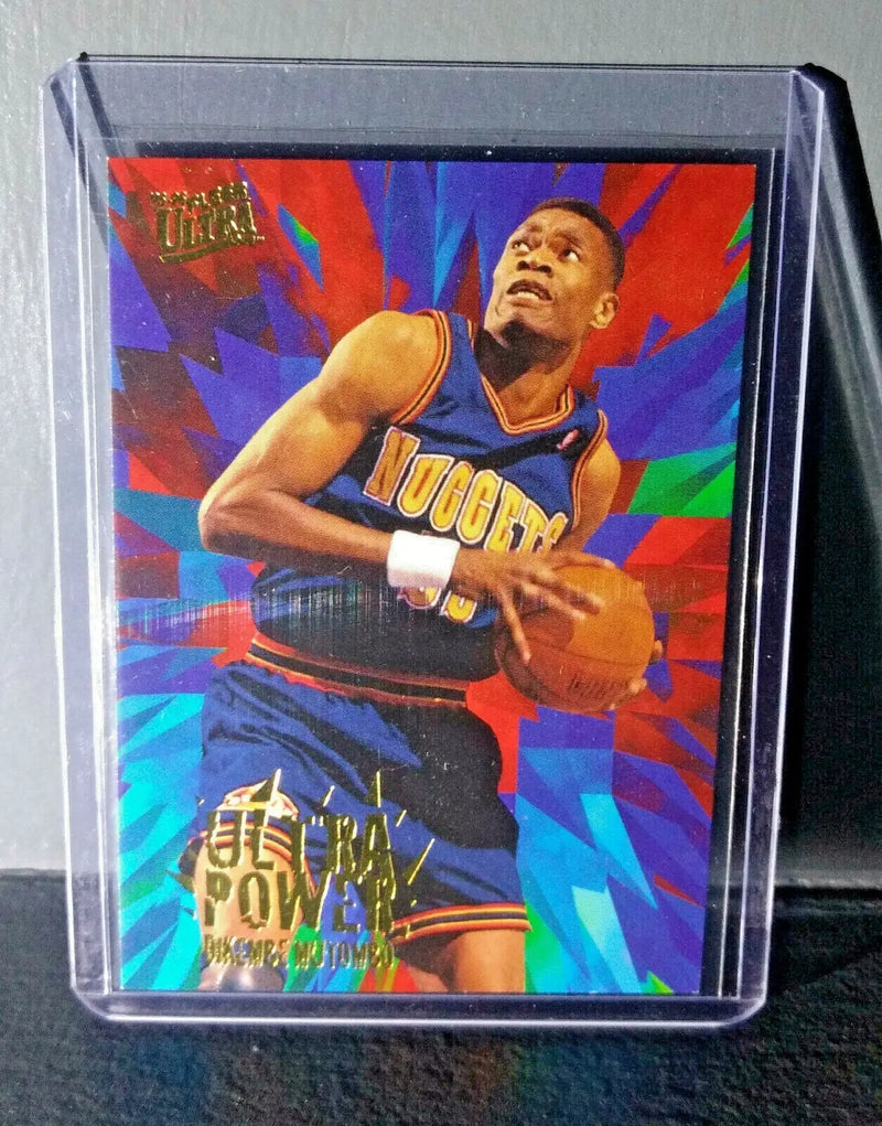 1995-96 Dikembe Mutombo Fleer Ultra #7 Ultra Power Basketball Card - Basketball Card Single