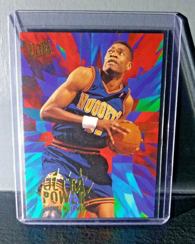 1995-96 Dikembe Mutombo Fleer Ultra #7 Ultra Power Basketball Card - Basketball Card Single