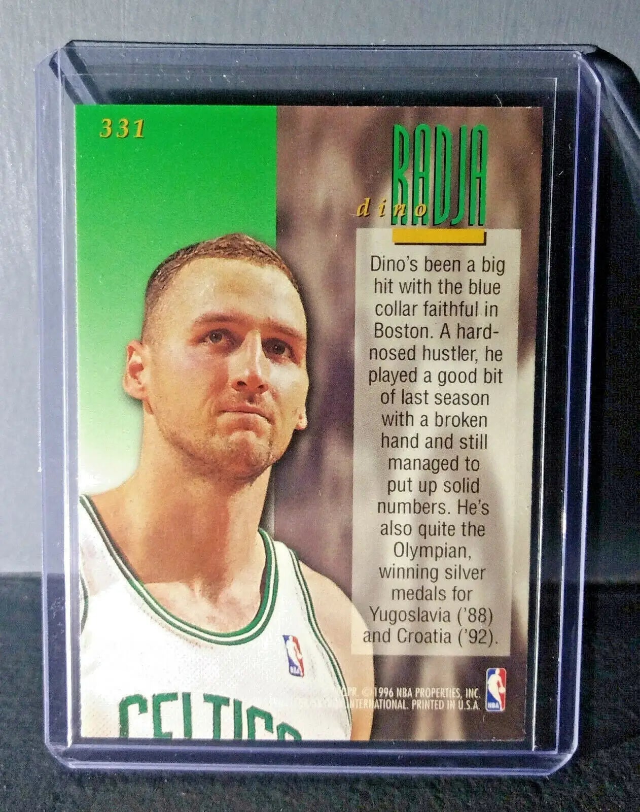 1995-96 Dino Radja #331 Ultra Encore Basketball Card - Basketball Card Single