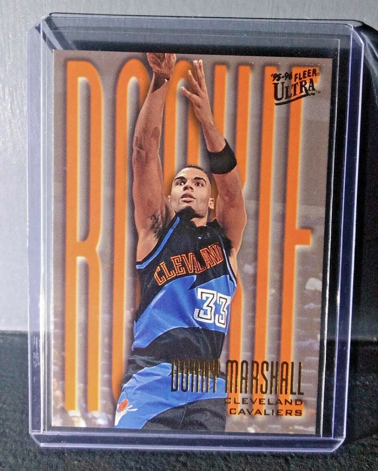 1995-96 Donny Marshall #276 Fleer Ultra Rookie Basketball Card