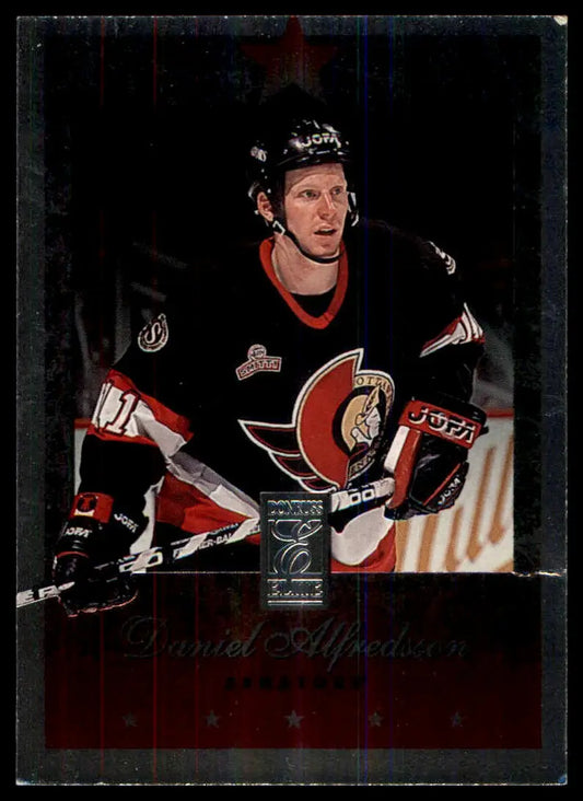 1995-96 Donruss Elite Daniel Alfredsson RC 25 Ottawa Senators MP - Hockey Card Single