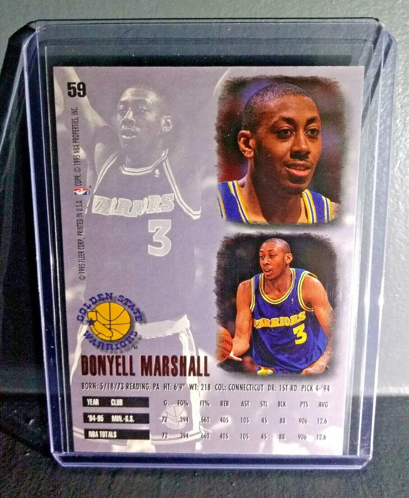 1995-96 Donyell Marshall Fleer Ultra #59 Basketball Card