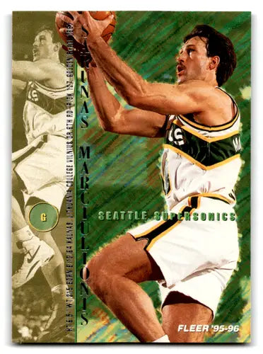 1995-96 Fleer #178 Sarunas Marciulionis NM-MT ID:72728 - Basketball Card Single