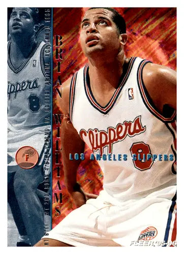 1995-96 Fleer #231 Brian Williams NM Near Mint Clippers ID:45175 - Basketball Card Single