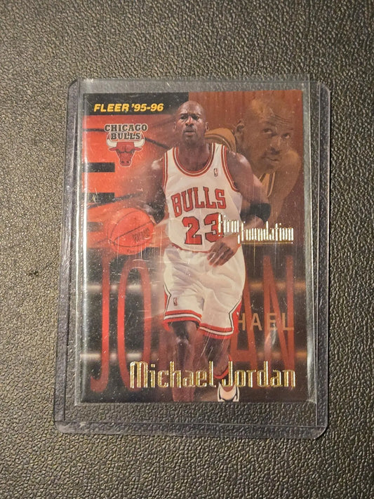 1995-96 Fleer #323 Michael Jordan - Basketball Card Single
