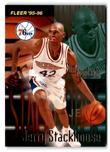1995-96 Fleer #339 Jerry Stackhouse NM Near Mint 76ers FF ID:82473