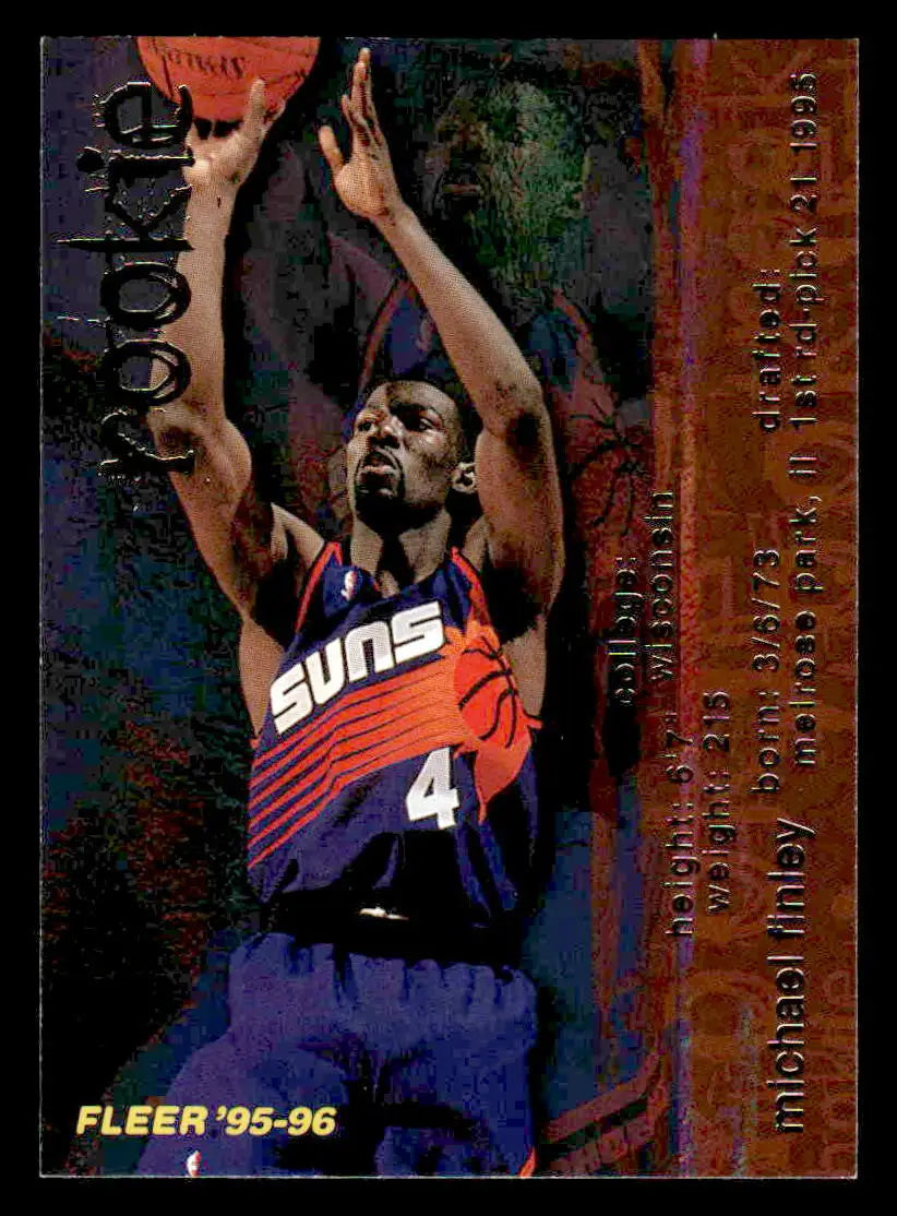 1995-96 Fleer European #360 Michael Finley - Basketball Card Single