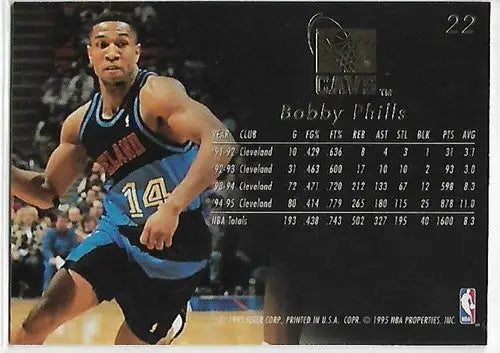 Original gloss 1995-96 Fleer Flair Bobby Phills basketball card from Simply Sandoval
