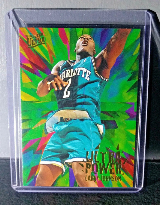 1995-96 Fleer Larry Johnson Ultra Ultra Power #3 Basketball Card - Basketball Card Single