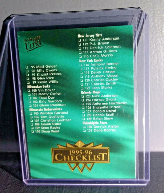 1995-96 Fleer Ultra #199 Basketball Card