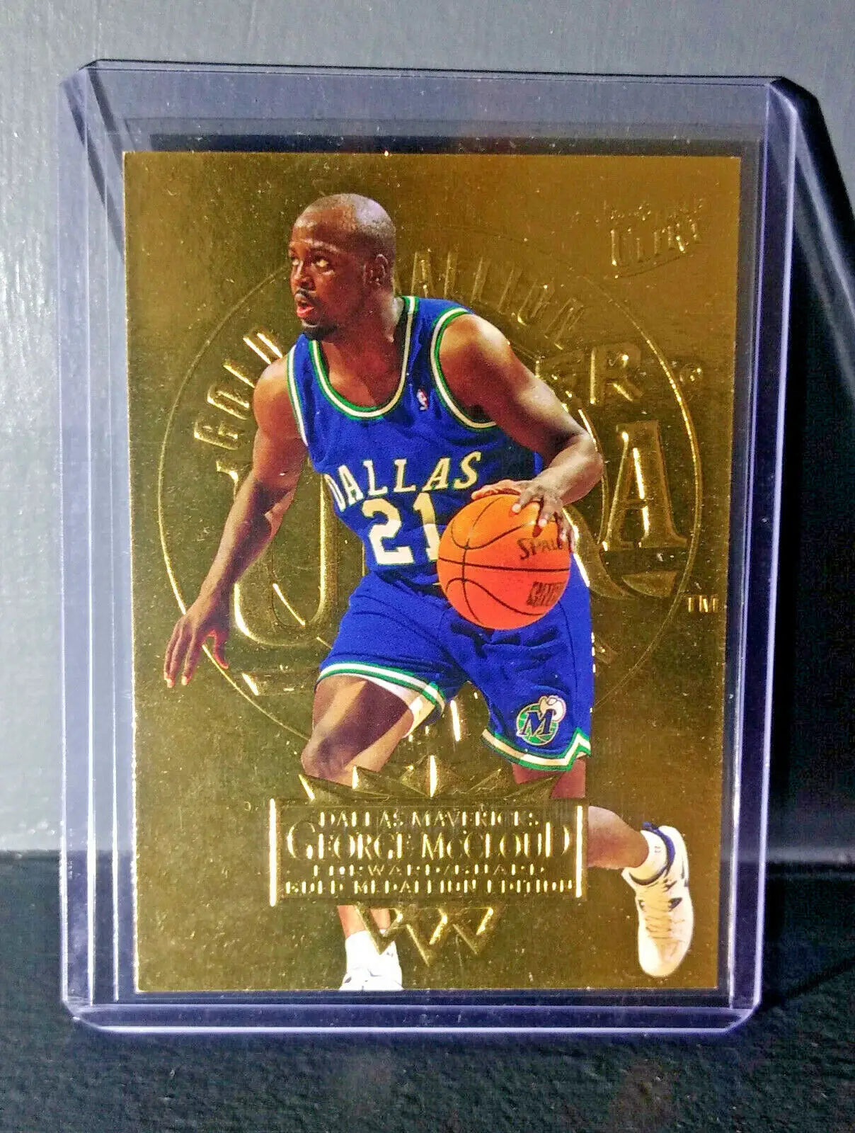 1995-96 George McCloud Fleer Ultra Gold Medallion #41 Basketball Card - Basketball Card Single
