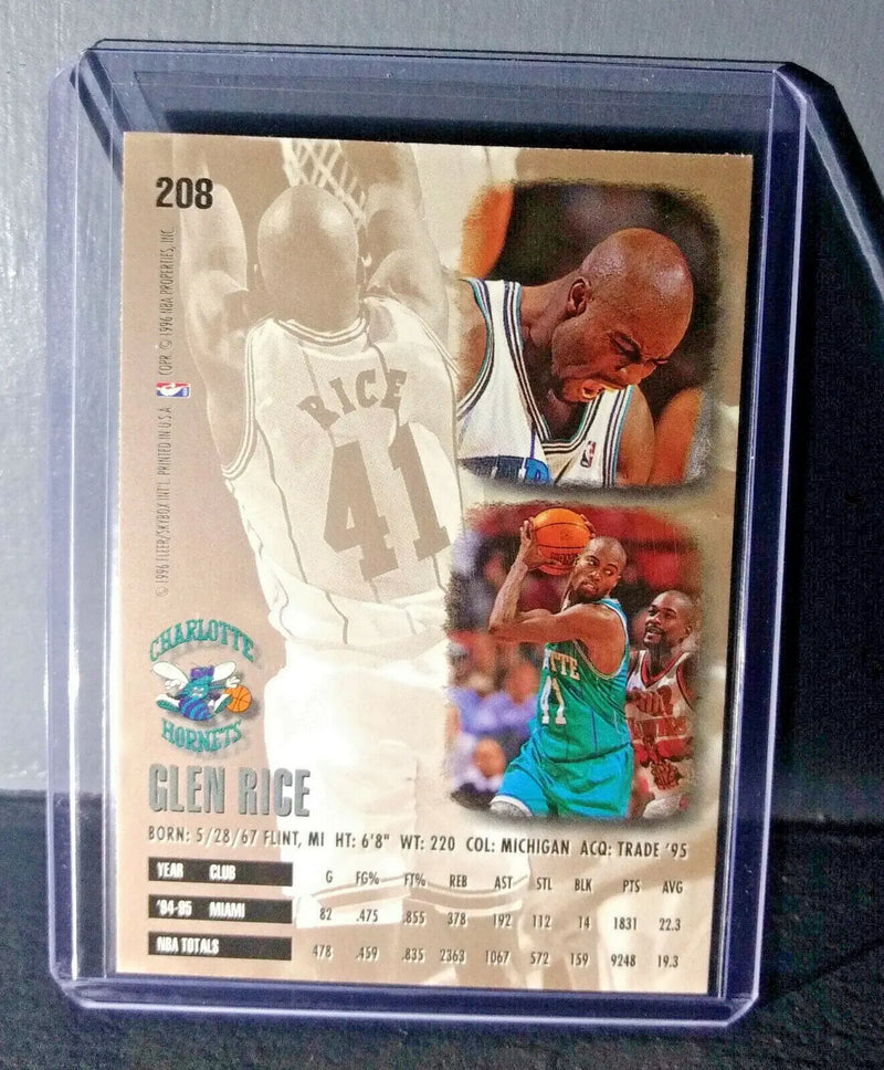 1995-96 Glen Rice #208 Basketball Card