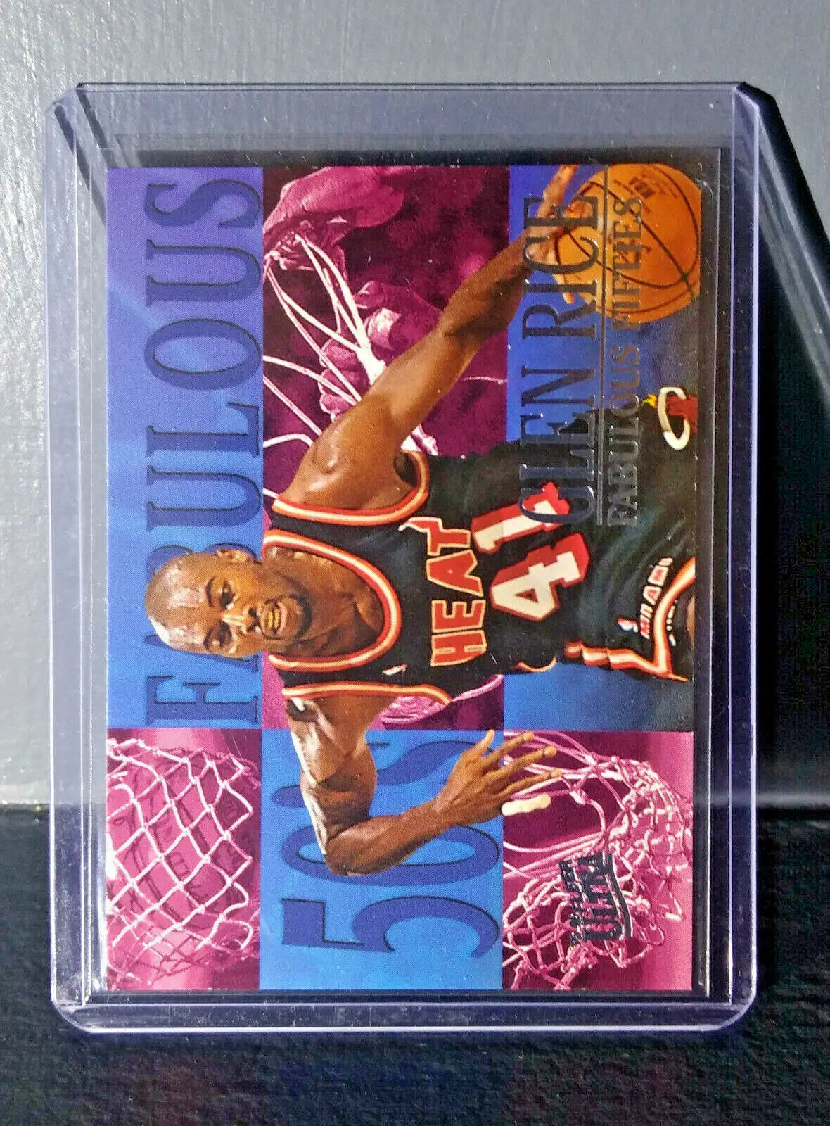 1995-96 Glen Rice Fleer Ultra Fabulous Fifties #7 Basketball Card