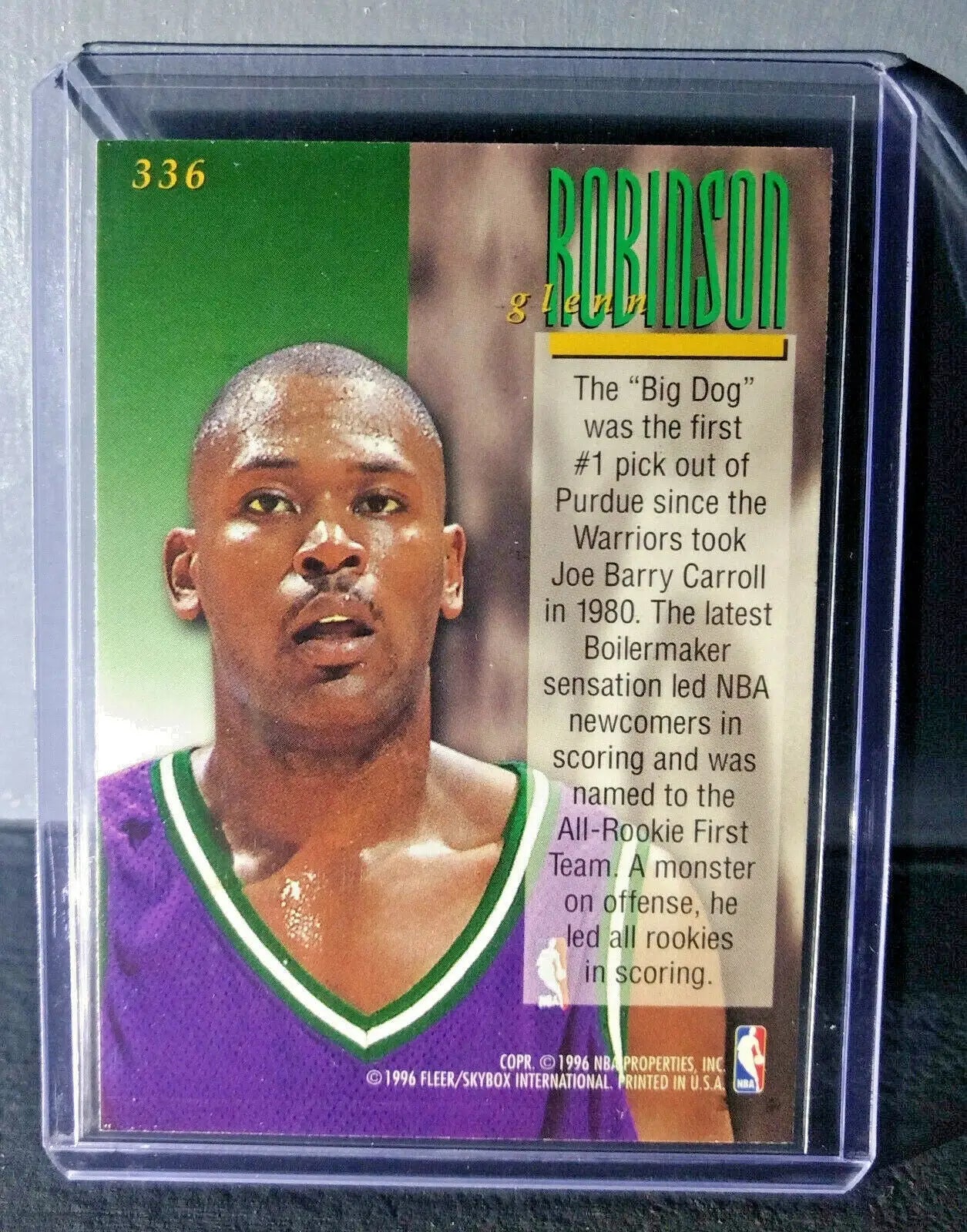 1995-96 Glenn Robinson Fleer Ultra #336 Encore Basketball Card - Basketball Card Single