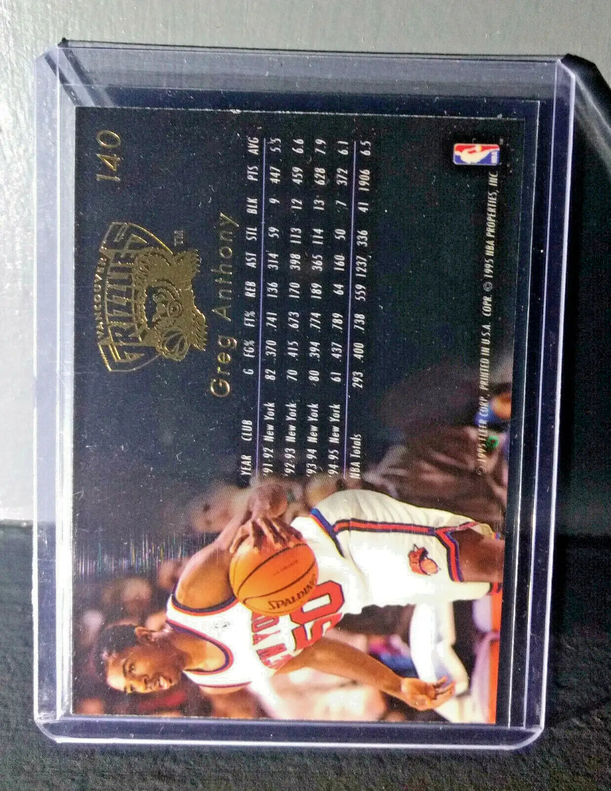 1995-96 Greg Anthony Flair #140 Basketball Card - Basketball Card Single