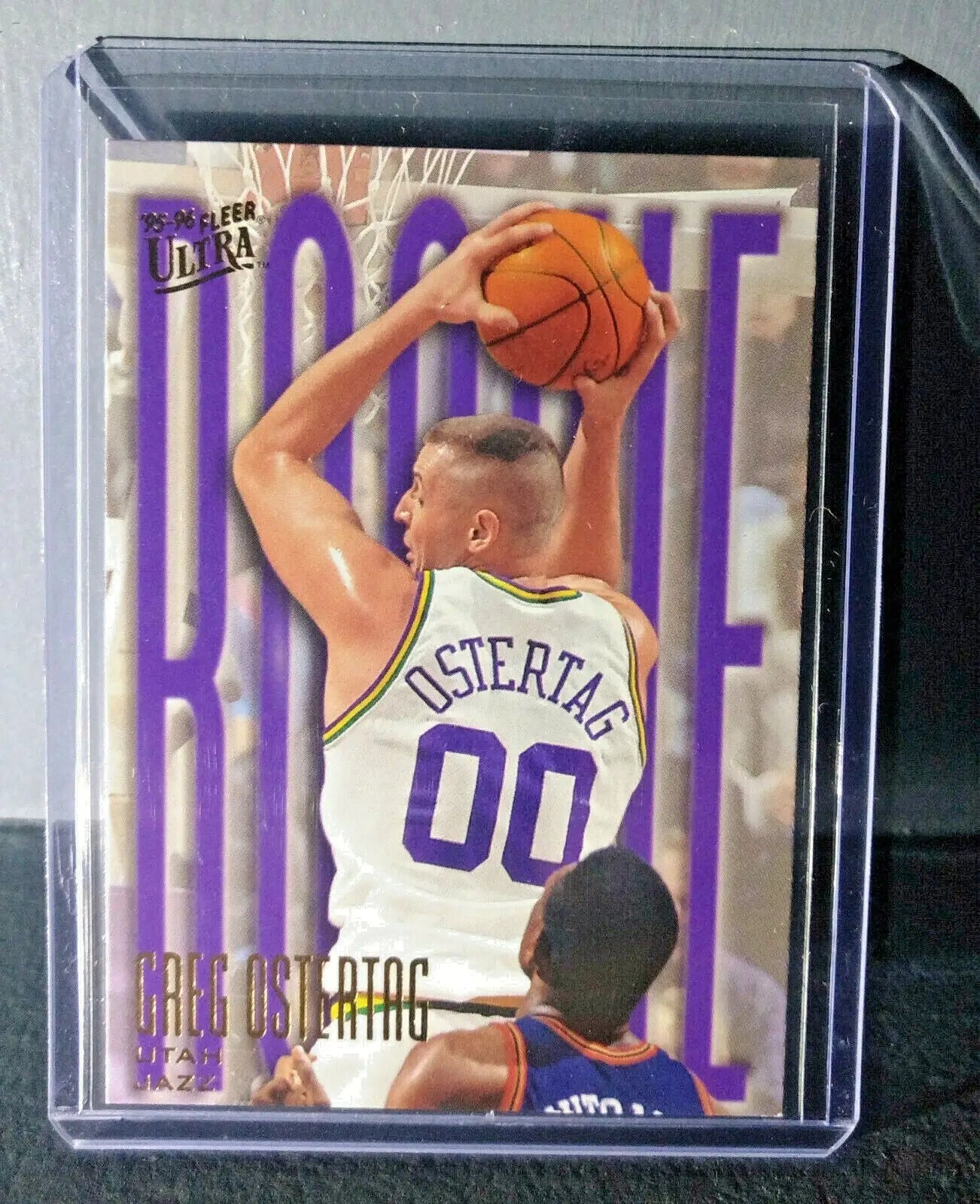 1995-96 Greg Ostertag #281 Fleer Ultra Rookie Basketball Card