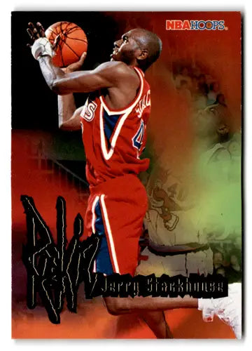 1995-96 Hoops #275 Jerry Stackhouse NM Near Mint RC Rookie 76ers ID:82469 - Basketball Card Single