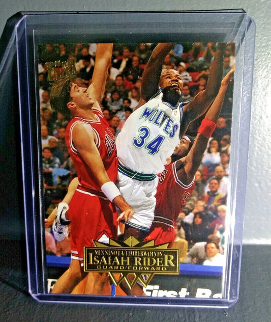 1995-96 Isaiah Rider Fleer Ultra #108 Basketball Card - Basketball Card Single