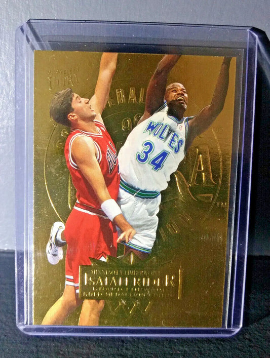 1995-96 Isaiah Rider Fleer Ultra Gold Medallion #108 Basketball Card - Basketball Card Single
