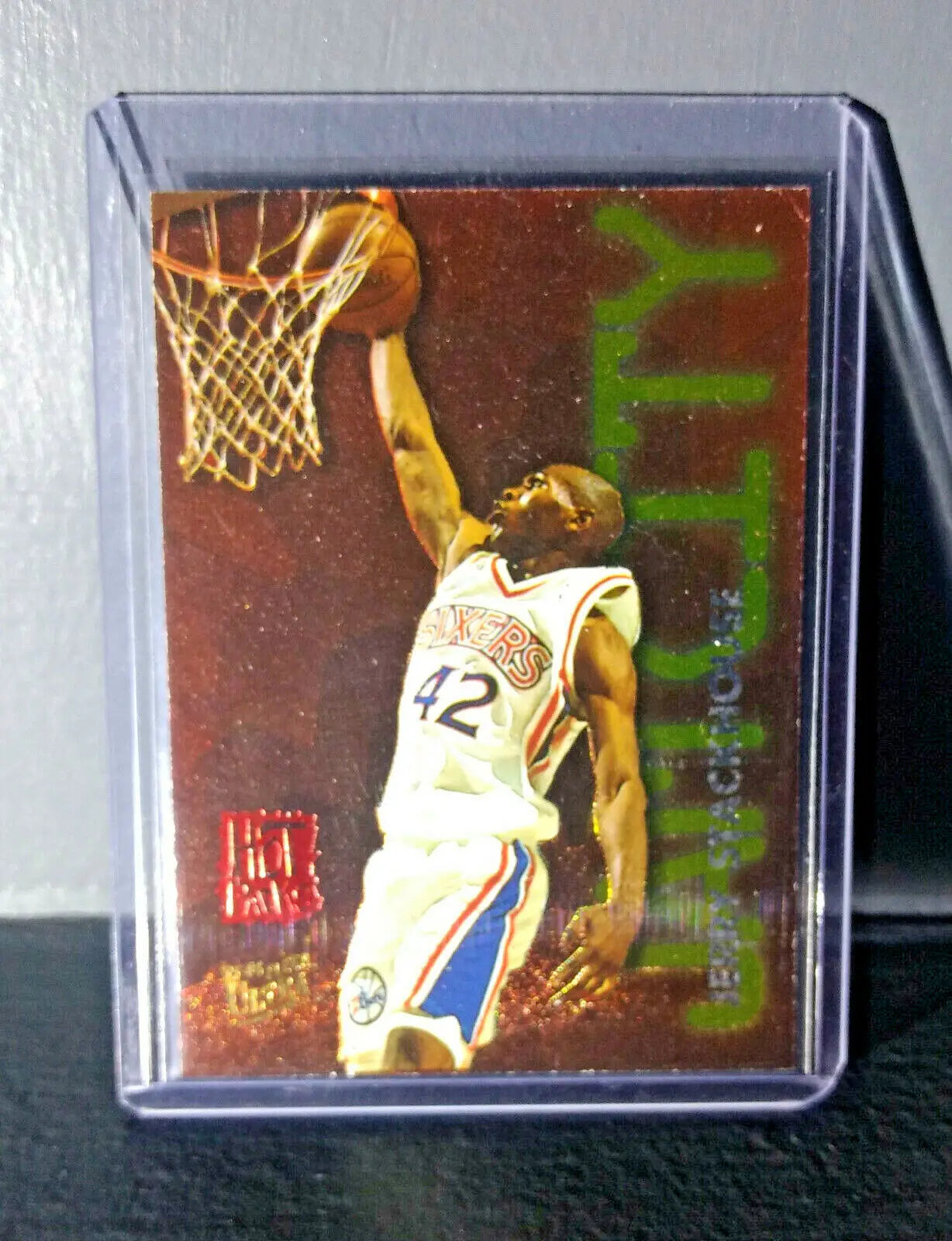 1995-96 Jerry Stackhouse Fleer Ultra Jam City Hot Pack #12 Basketball Card - Basketball Card Single
