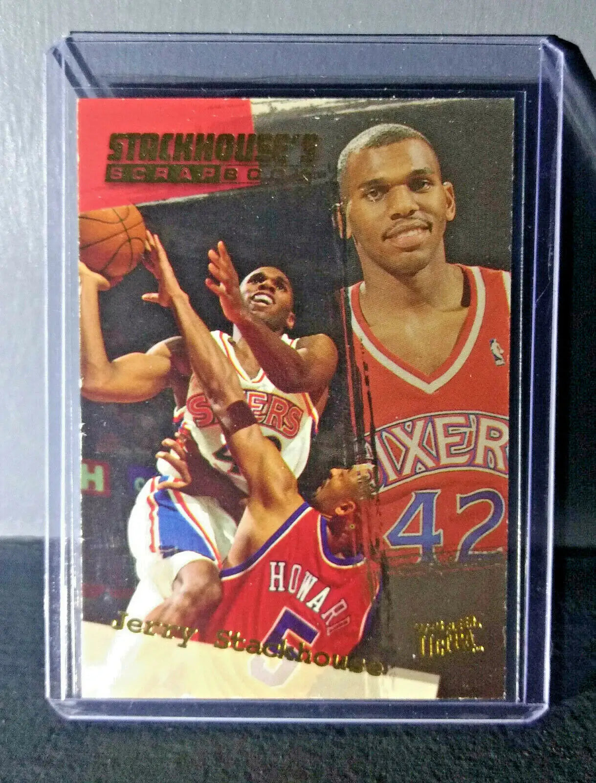 1995-96 Jerry Stackhouse Fleer Ultra Stackhouse’s Scrapbook #S-3 Basketball Card