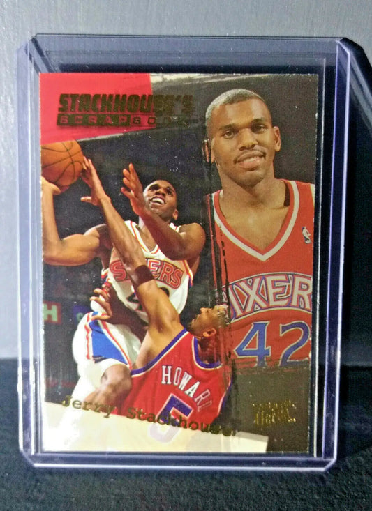 1995-96 Jerry Stackhouse Fleer Ultra Stackhouse’s Scrapbook #S-3 Basketball Card