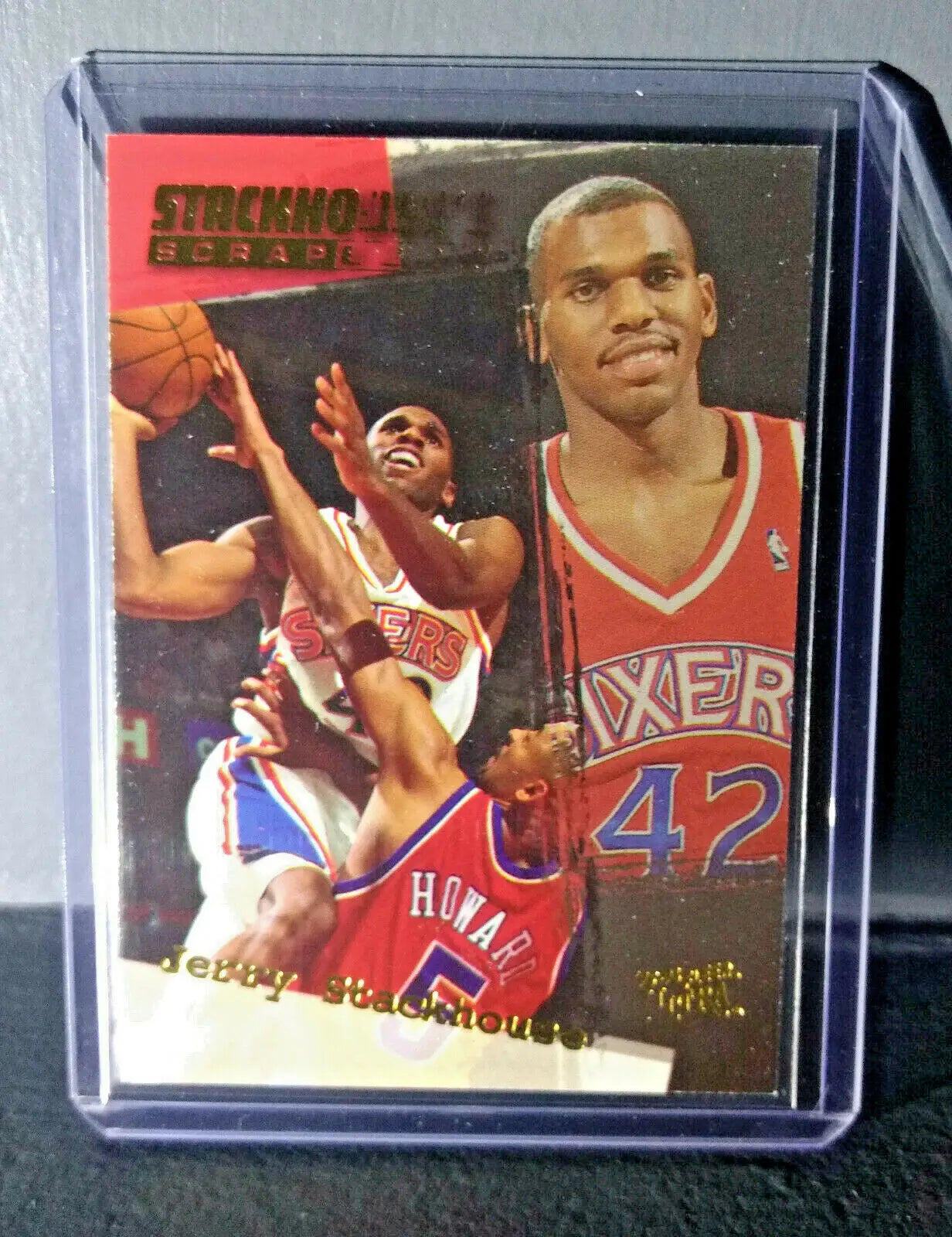 1995-96 Jerry Stackhouse Fleer Ultra Stackhouse’s Scrapbook #S-3 Basketball Card