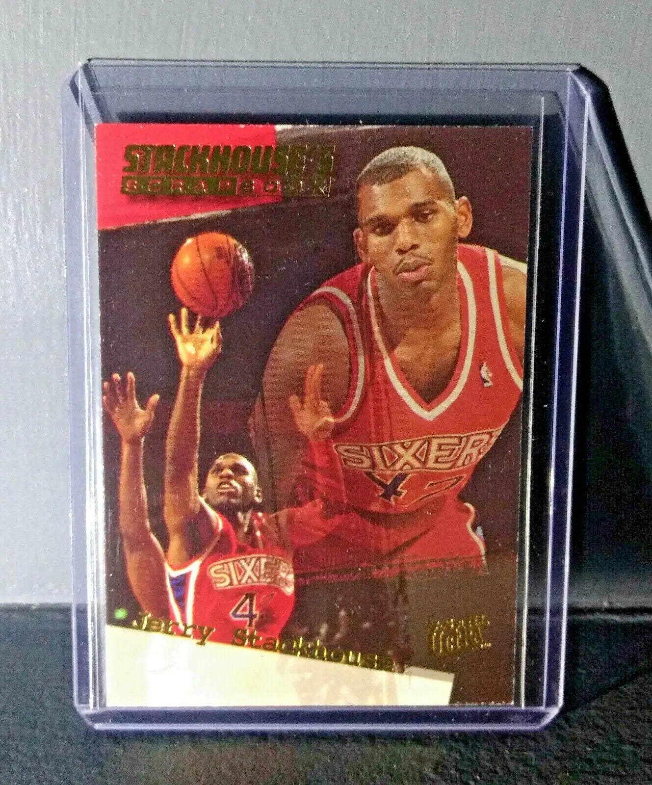 1995-96 Jerry Stackhouse Fleer Ultra Stackhouse’s Scrapbook #S-4 Basketball Card