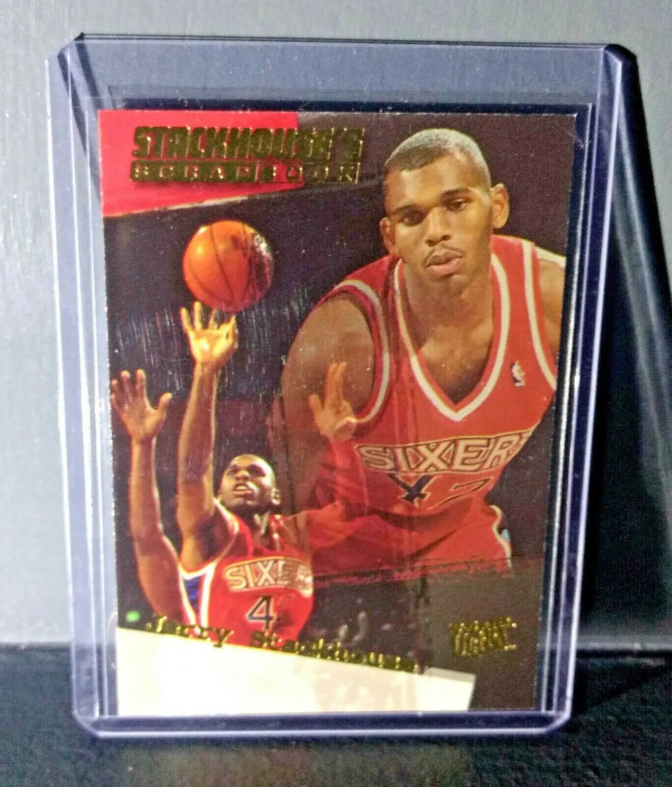 1995-96 Jerry Stackhouse Fleer Ultra Stackhouse’s Scrapbook #S-4 Basketball Card