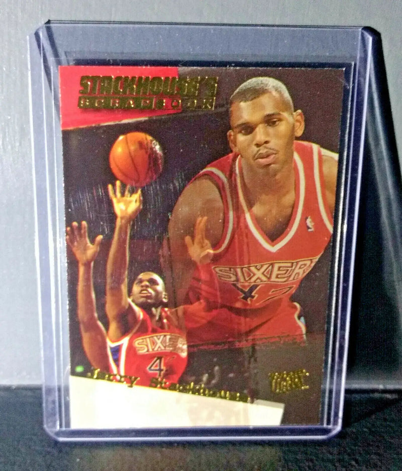 1995-96 Jerry Stackhouse Fleer Ultra Stackhouse’s Scrapbook #S-4 Basketball Card