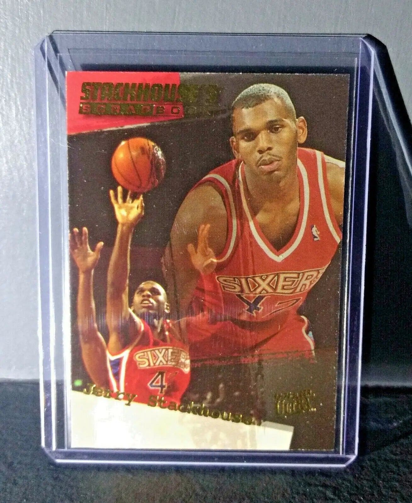 1995-96 Jerry Stackhouse Fleer Ultra Stackhouse’s Scrapbook #S-4 Basketball Card