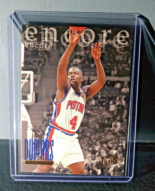 1995-96 Joe Dumars #307 Ultra Encore Basketball Card