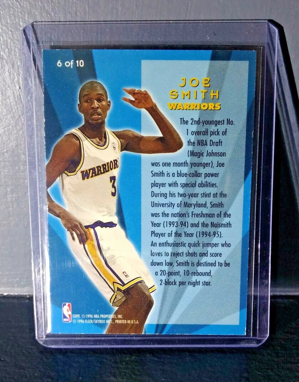 1995-96 Joe Smith Fleer Ultra All-Rookies #6 Basketball Card - Basketball Card Single