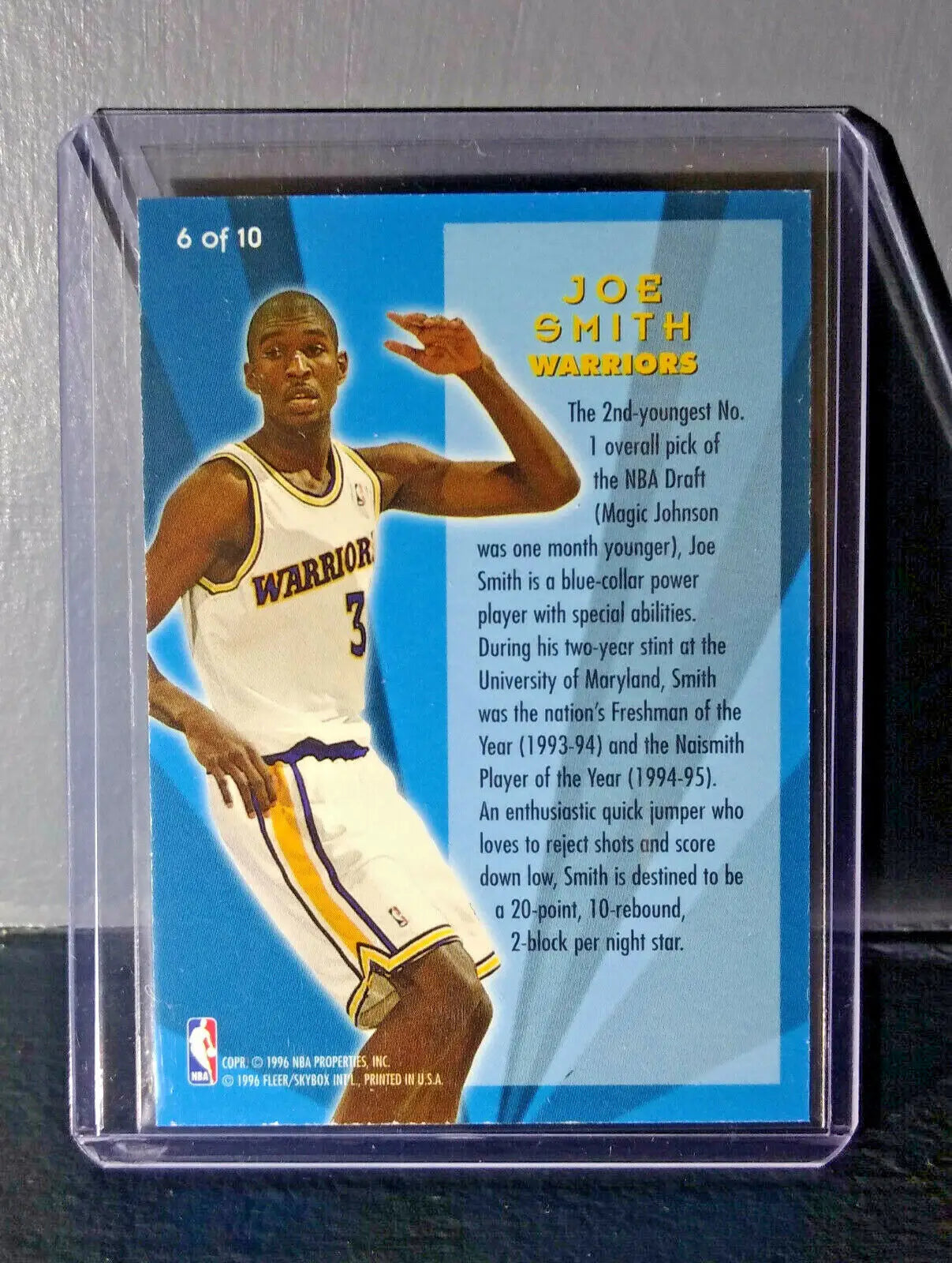 1995-96 Joe Smith Fleer Ultra All-Rookies #6 Basketball Card - Basketball Card Single