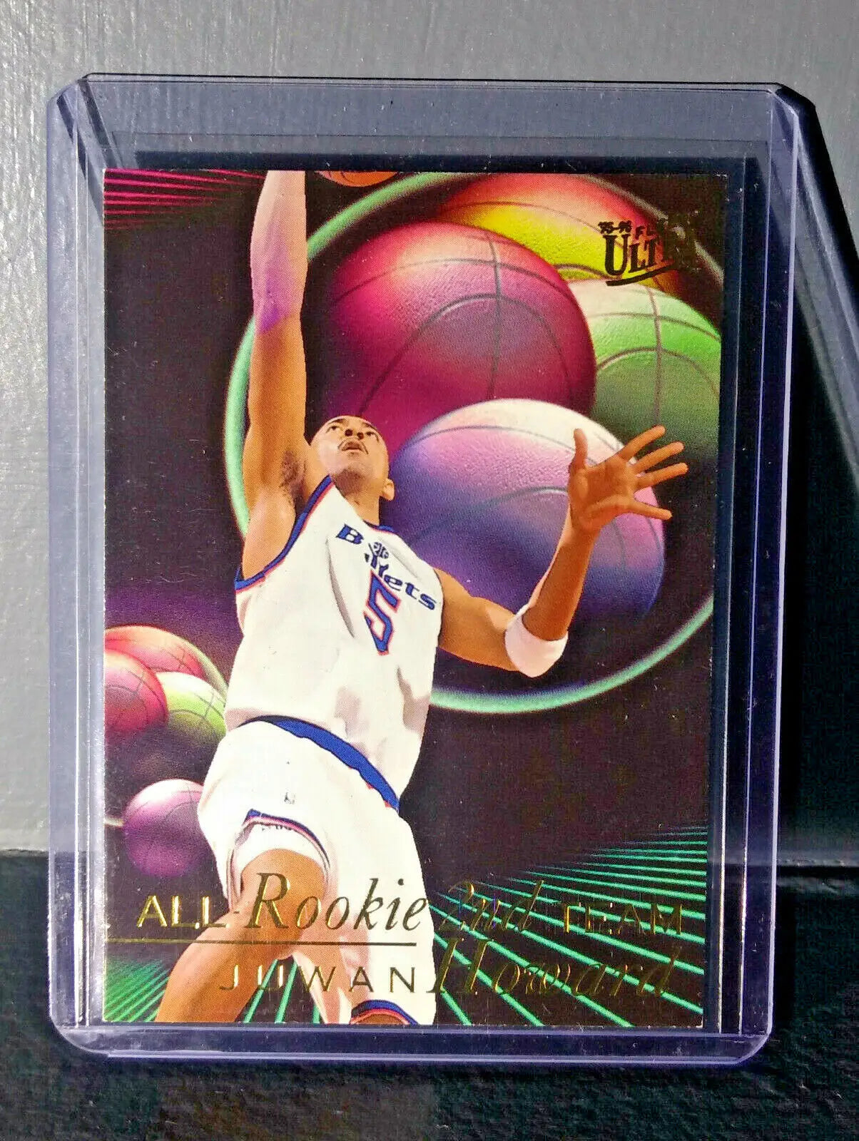 1995-96 Juwan Howard Fleer Ultra All-Rookie Team #6 Basketball Card