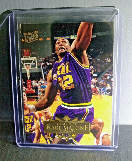 1995-96 Karl Malone Fleer Ultra #185 Basketball Card - Basketball Card Single