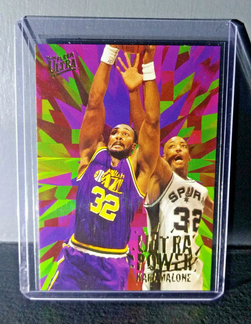 1995-96 Karl Malone Fleer Ultra Ultra Power #5 Basketball Card