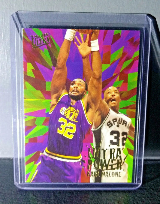 1995-96 Karl Malone Fleer Ultra Ultra Power #5 Basketball Card - Basketball Card Single