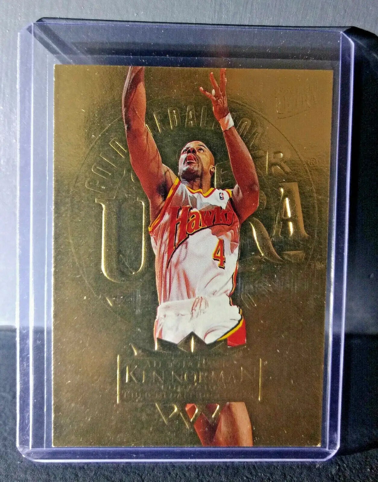 1995-96 Ken Norman Fleer Ultra Gold Medallion #6 Basketball Card - Basketball Card Single
