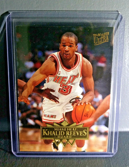 1995-96 Khalid Reeves Fleer Ultra #97 Basketball Card - Basketball Card Single