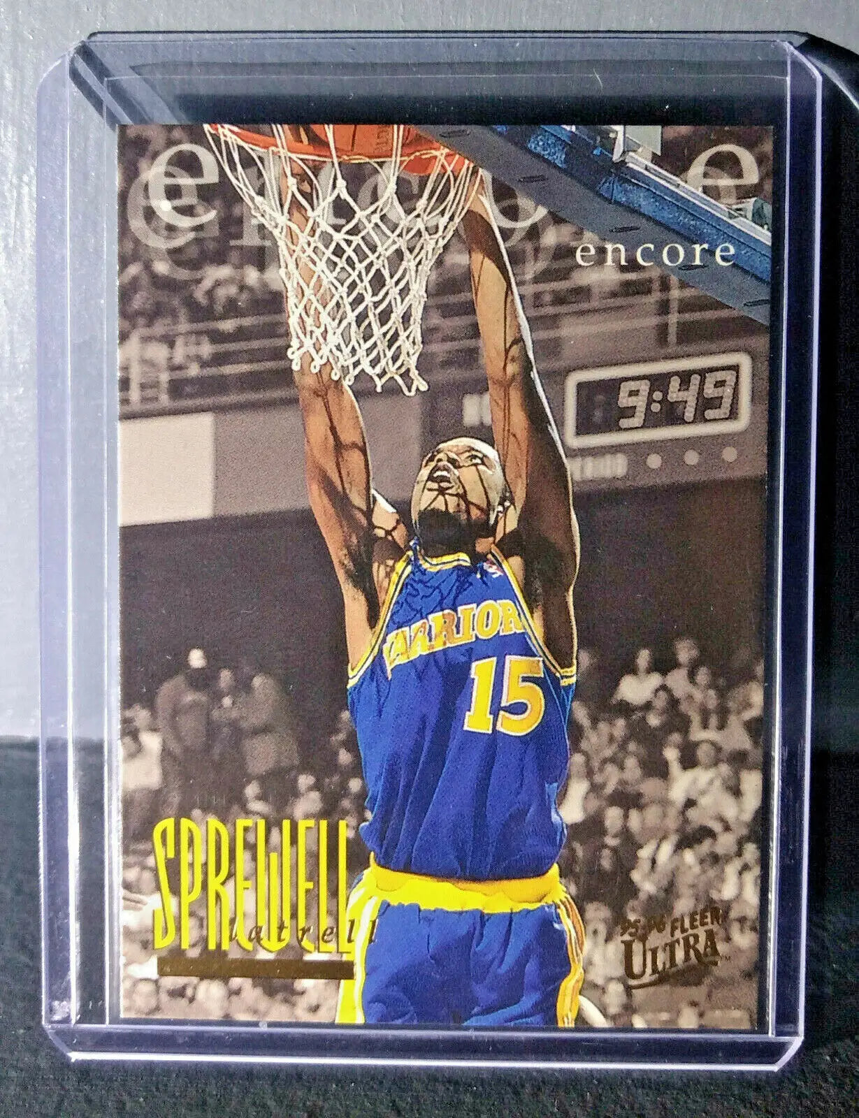 1995-96 Latrell Sprewell Fleer Ultra #342 Encore Basketball Card - Basketball Card Single