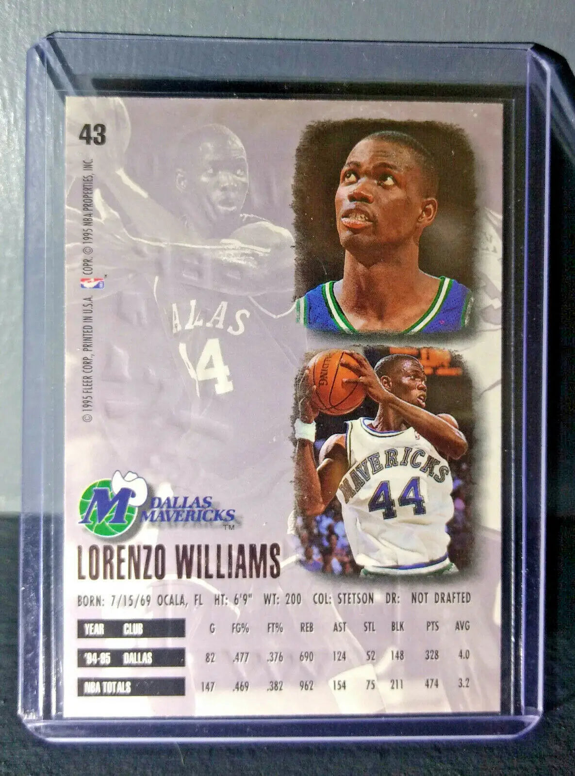 1995-96 Lorenzo Williams Fleer Ultra Gold Medallion #43 Basketball Card - Basketball Card Single
