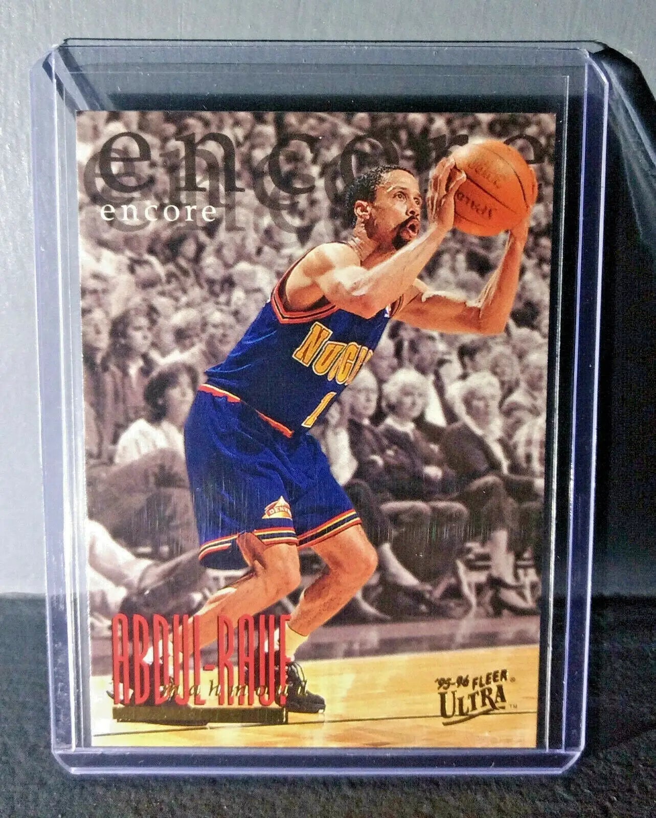 1995-96 Mahmoud Abdul-Rauf #299 Ultra Encore Basketball Card